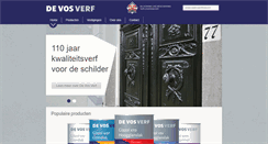 Desktop Screenshot of devosverf.nl